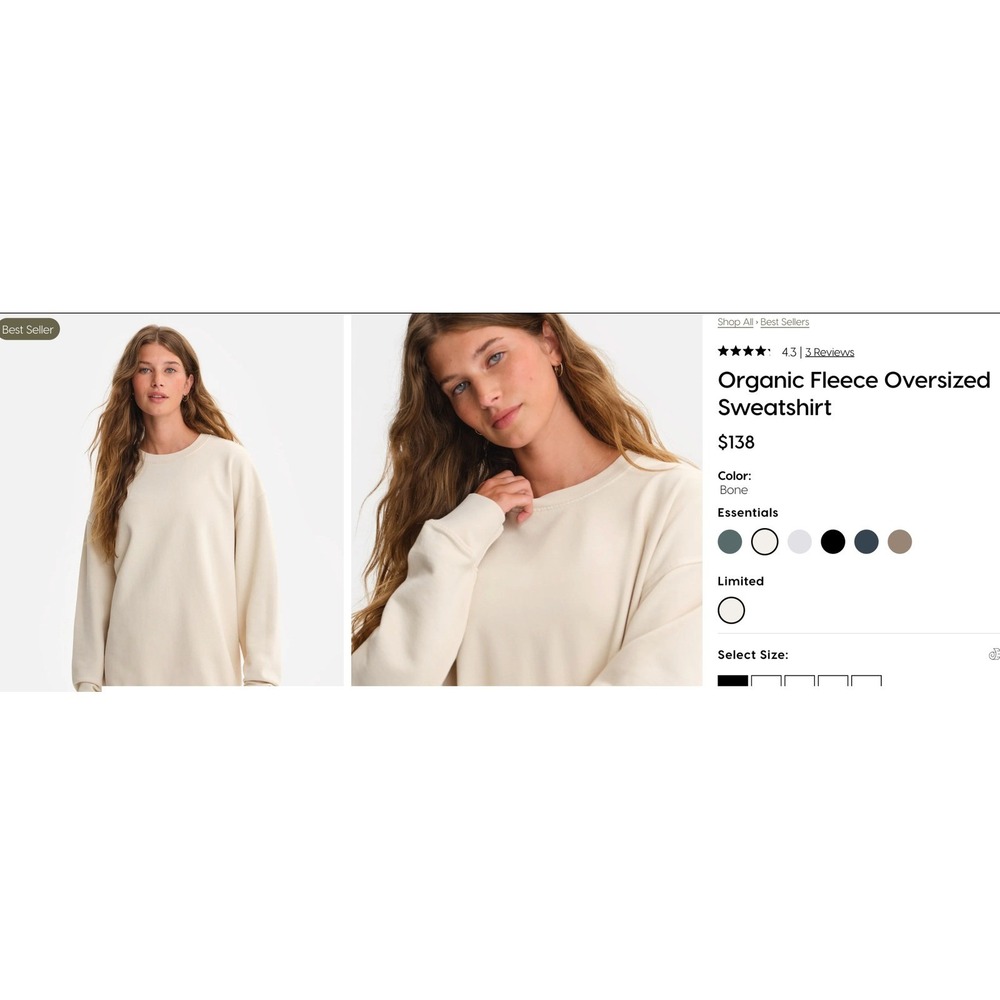 Mate The Label Oversized Sweatshirt - Picture 2 of 7